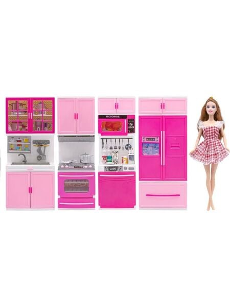 Oydaş Oyuncak Anlıly Bebekli 4lü İlk Mutfak Setim 02326