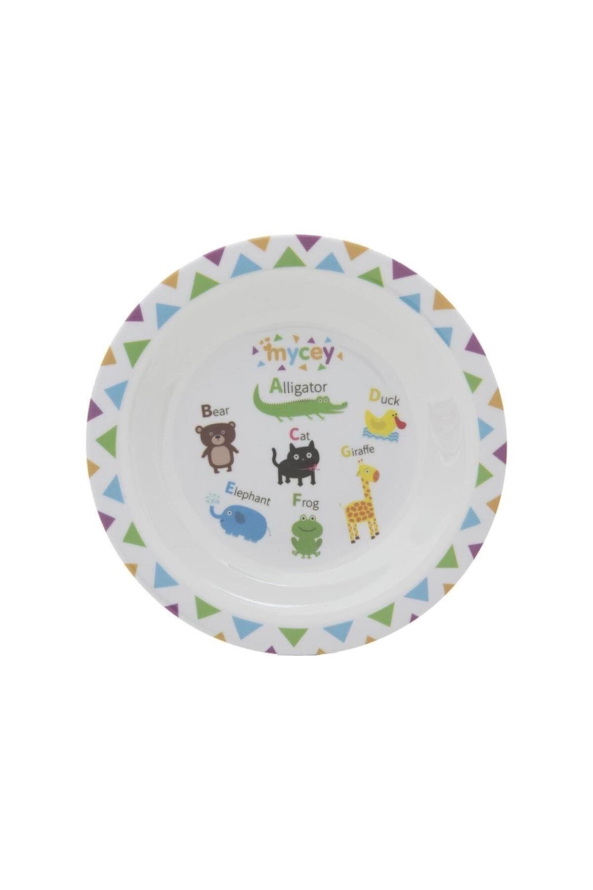 Mycey Sevimli Desenli Bebek Mama Tabağı 1 Adet