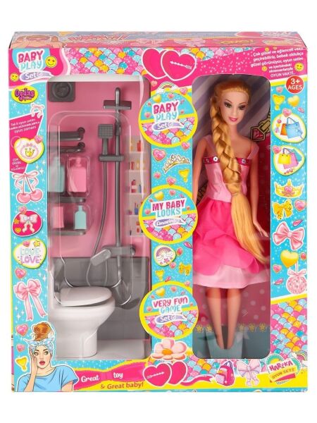 Oydaş Oyuncak 02387 Bebek ve Banyo Oyun Seti