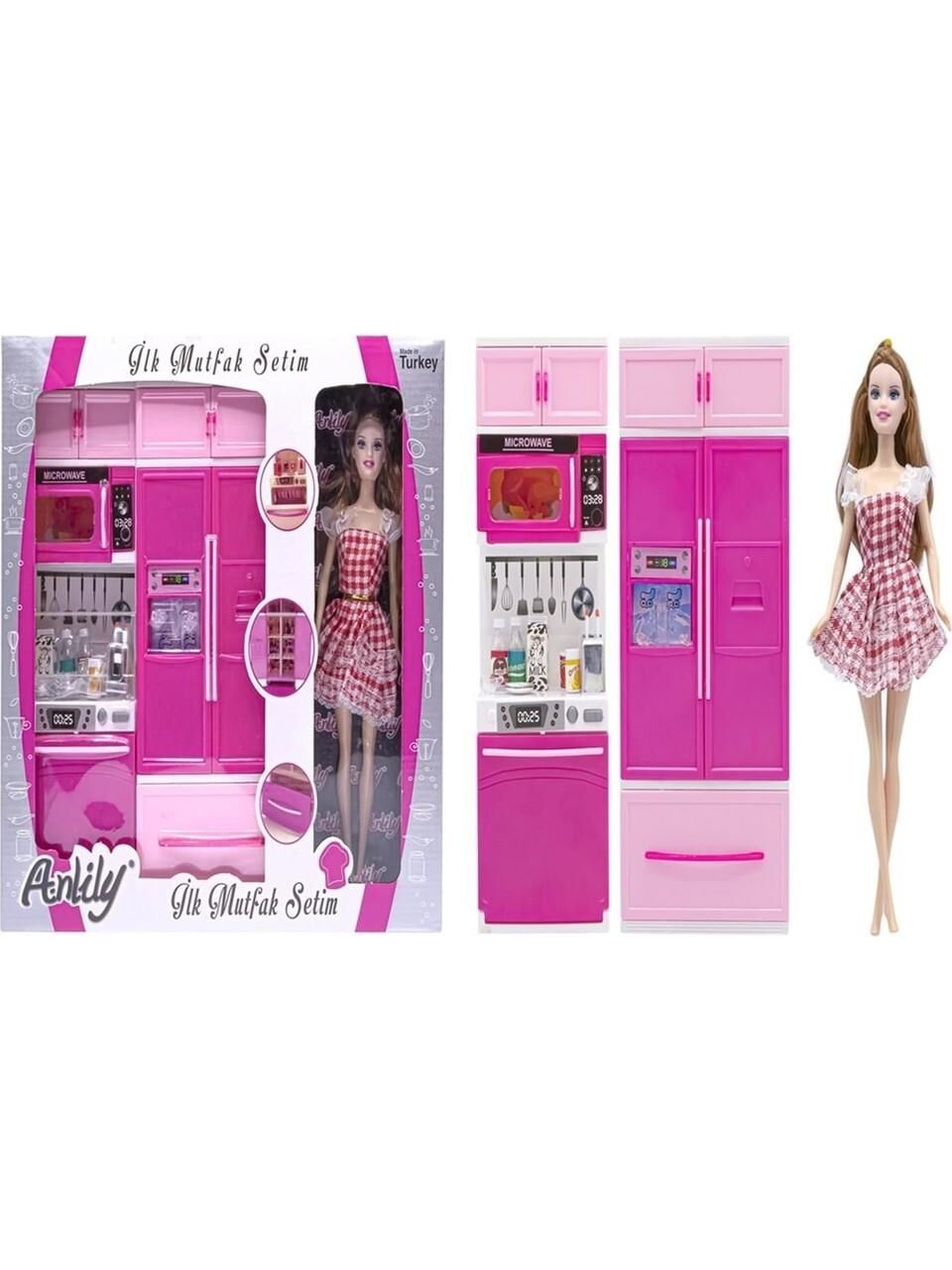 Oydaş Oyuncak  Ilk Mutfak Setim Buzdolabı Bebekli 02369