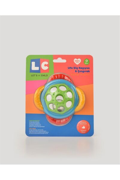 Let's Be Child  LC Ufo Diş Kaşıyıcı & Çıngırak 0 m+ LC-30800