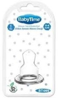 Babytime Bt099 Silikon Damaklı Biberon Emzigi 0-6
