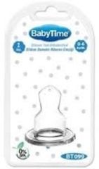 Babytime Bt099 Silikon Damaklı Biberon Emzigi 0-6