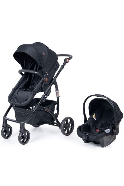 Sunny Baby 9034  Airmax Çift Yönlü Travel Sistem Bebek Arabası Siyah