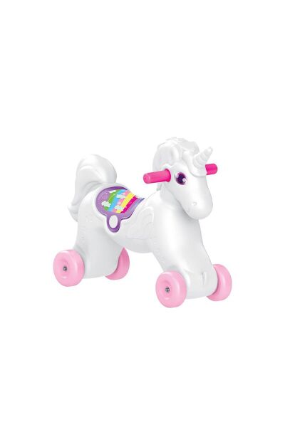 Dolu Unıcorn Sallanan Tekerleklı At Teklı Kolı  Poster