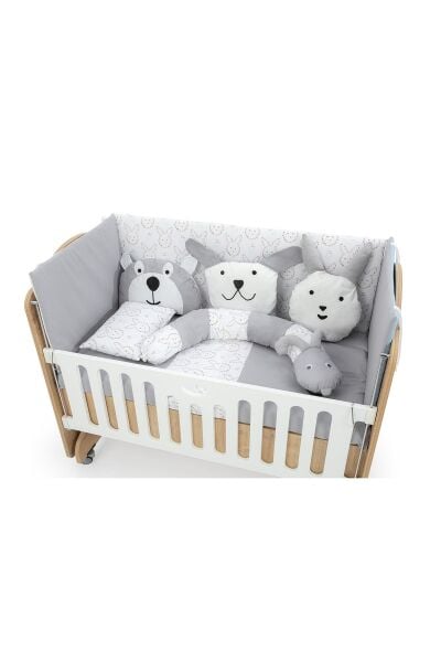 Moje Lüks Uyku Seti 75x130  12 Parça Gri