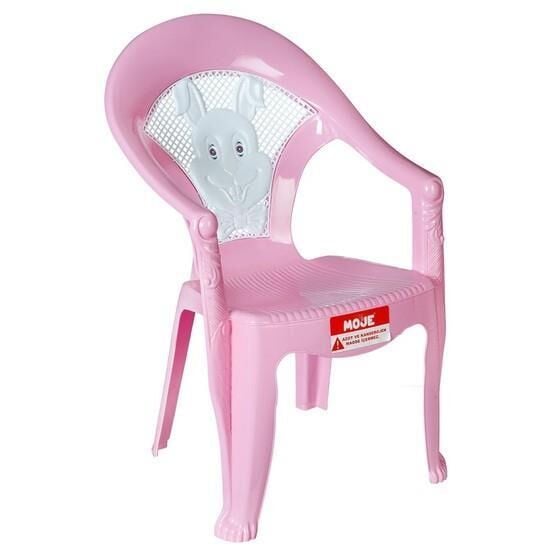 Moje Tavşanlı Sandalye Pembe