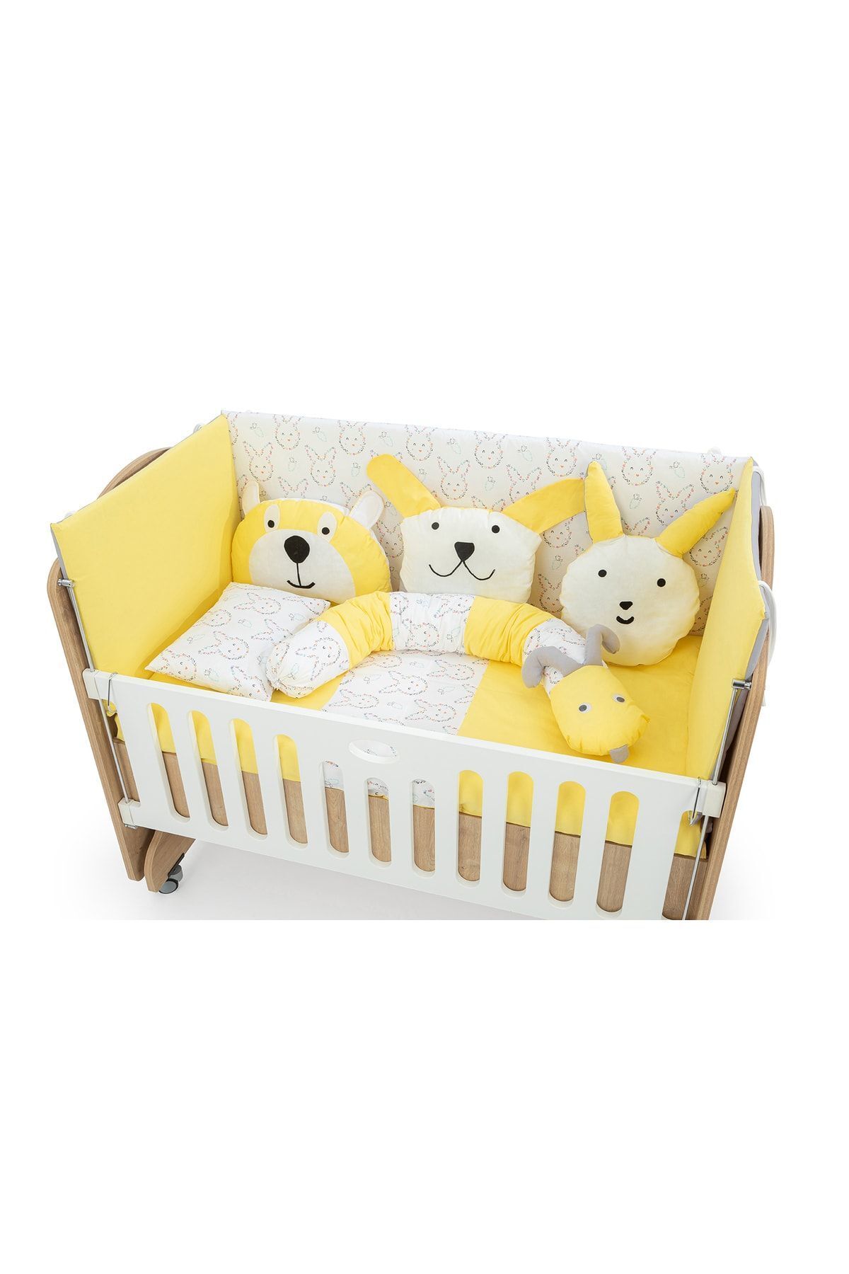 Moje Lüks Uyku Seti 60x120 - 12 Parça Sarı