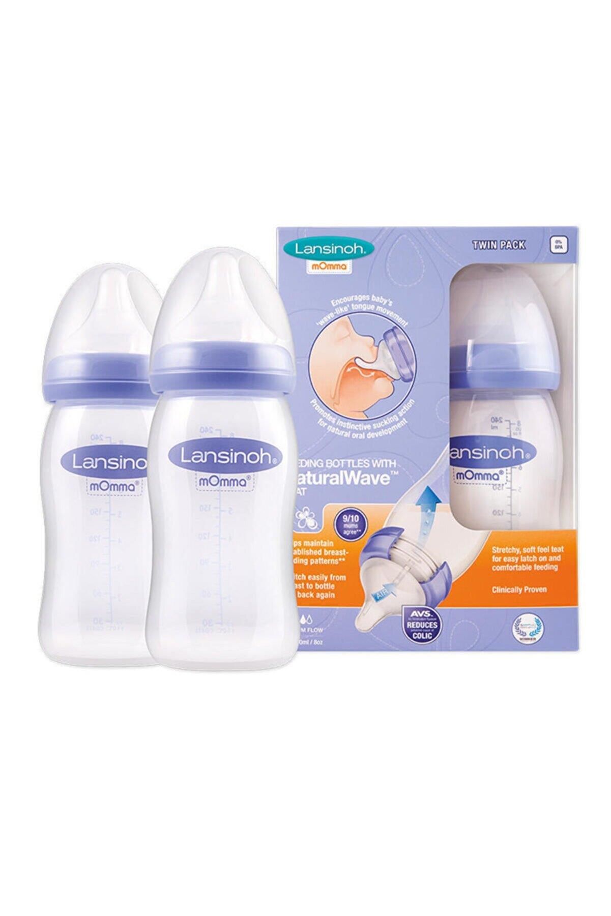 Lansinoh Natural Wave Biberon 2li 240ml