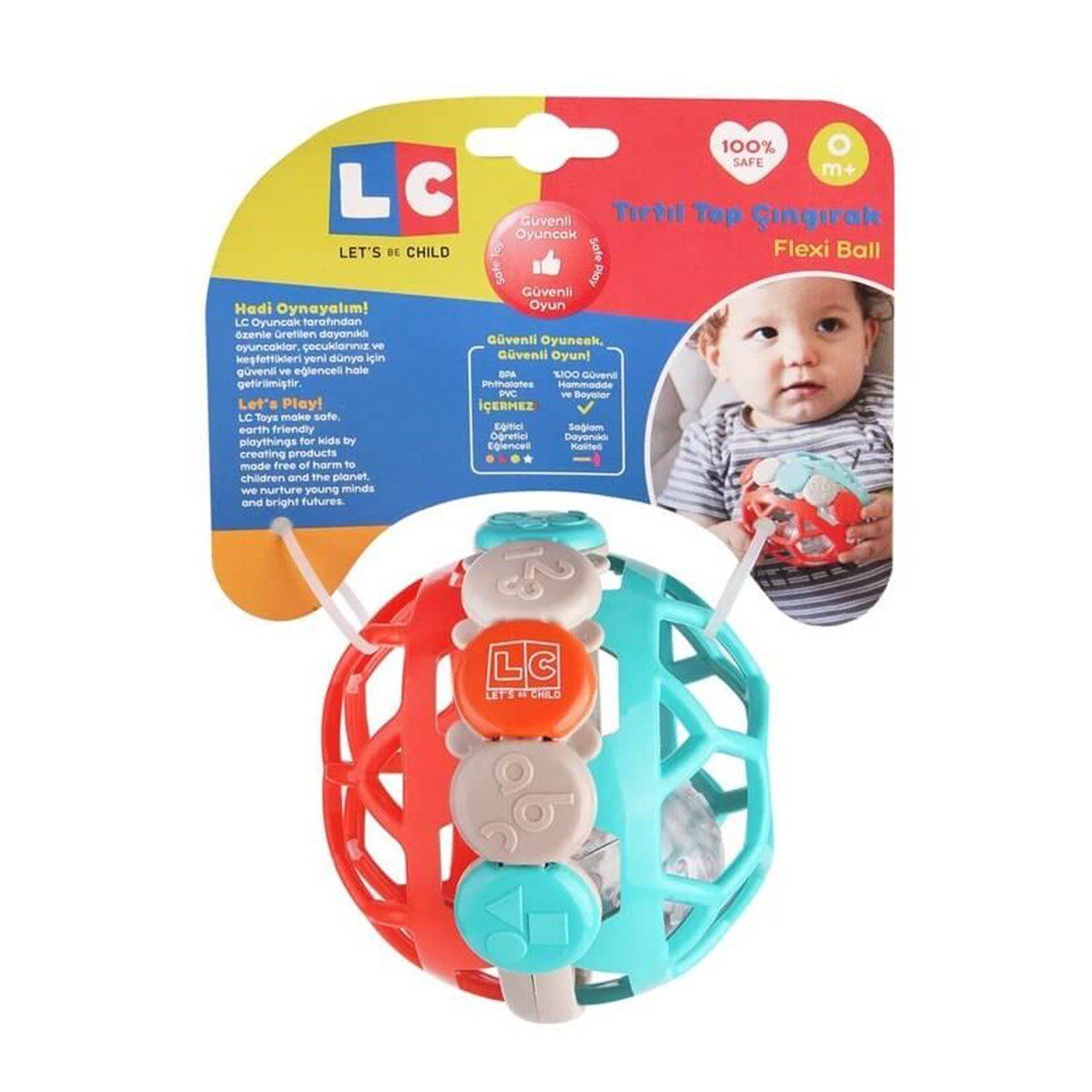 Let's Be Child LC Tırtıl Top Çıngırak 0 m+ LC-30148