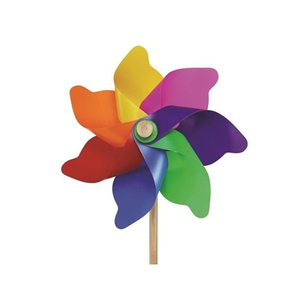 Kardeşler Oyuncak Gök Kuşağı Rüzgar Gülü 7 Kanat 25 Cm 87256