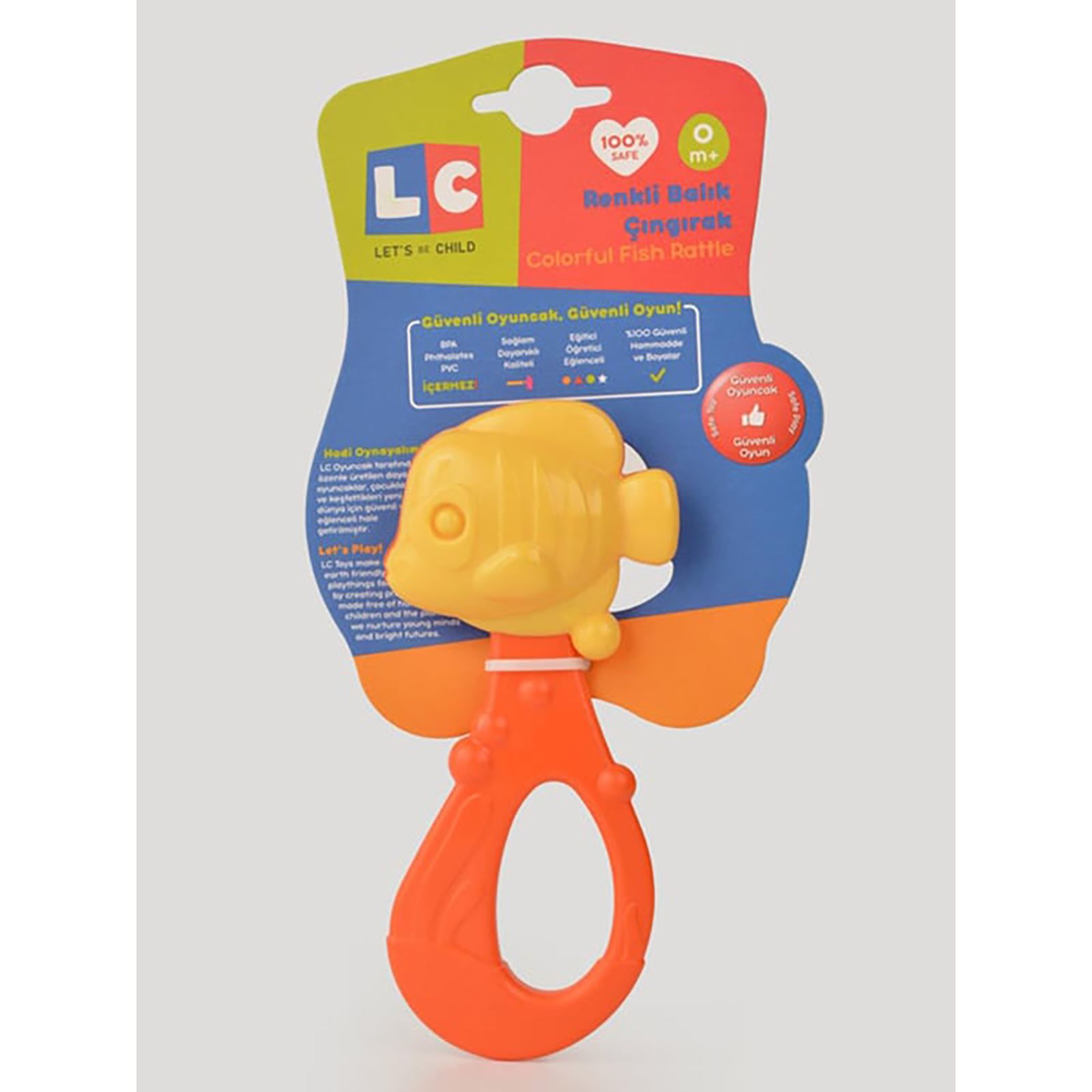 Let's Be Child LC Renkli Balık Çıngırak 0 m+ LC-30934