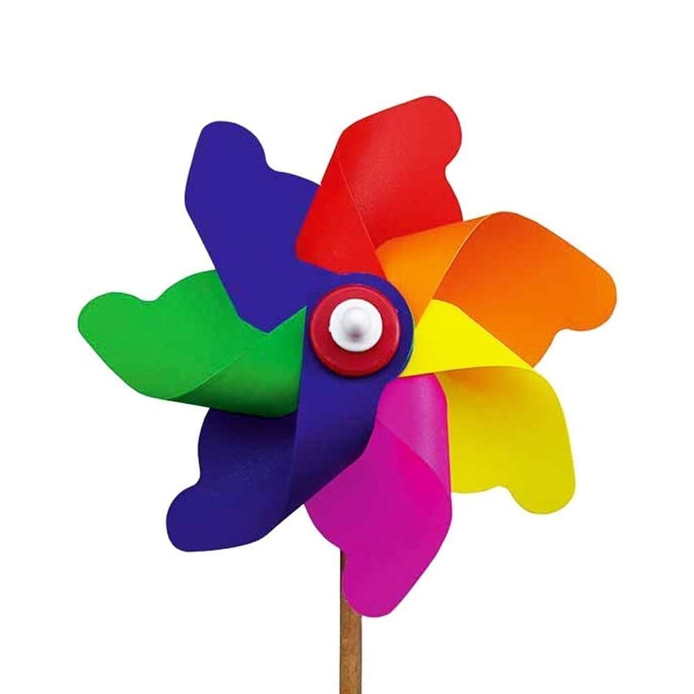 Kardeşler Oyuncak 7 Kanat 16 Cm Gök Kuşağı Rüzgar Gülü 80165