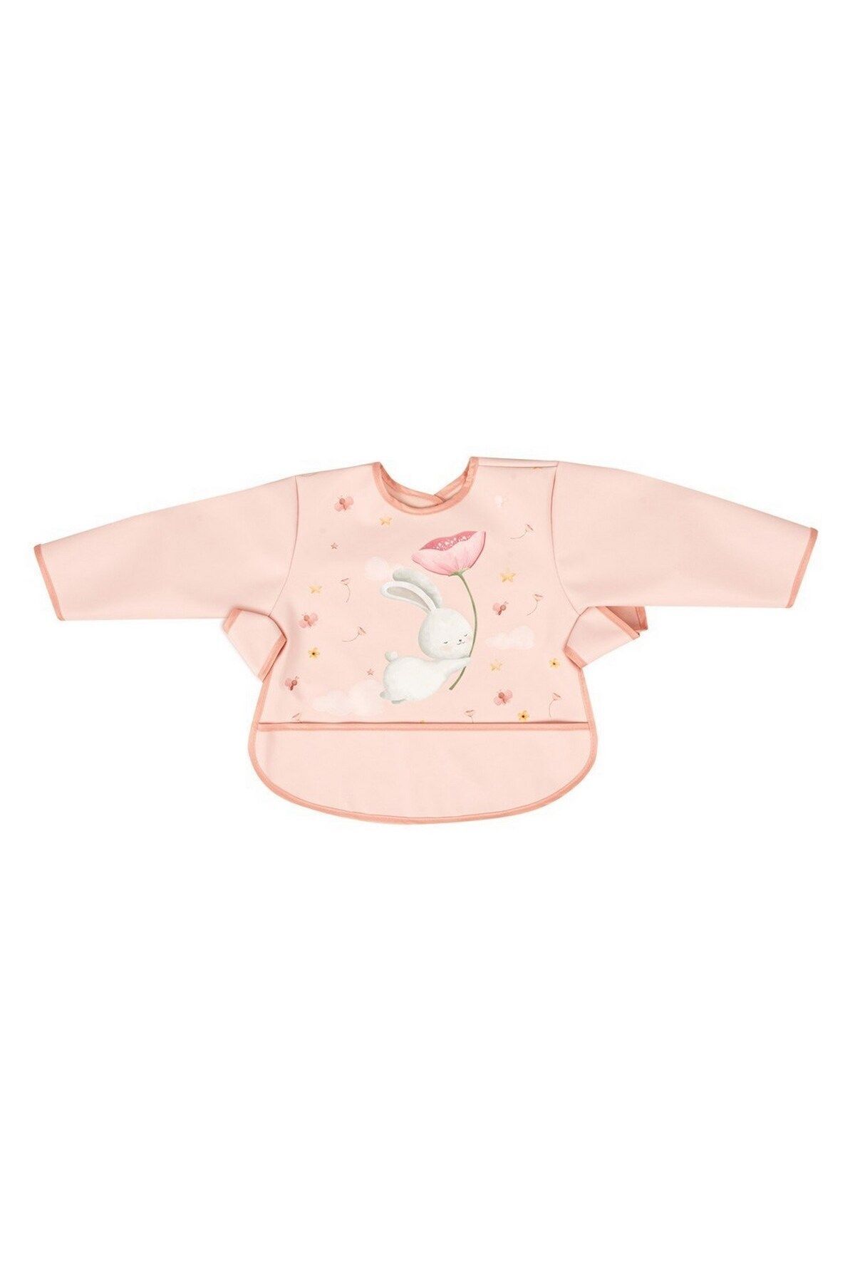 Sevi Bebe Kollu Mama Önlüğü - Çiçekli Tavşan 53-191