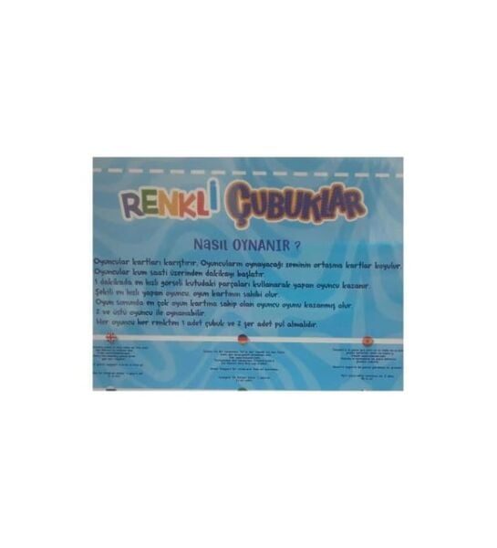 Toysan Renkli Çubuklar Kds-9014