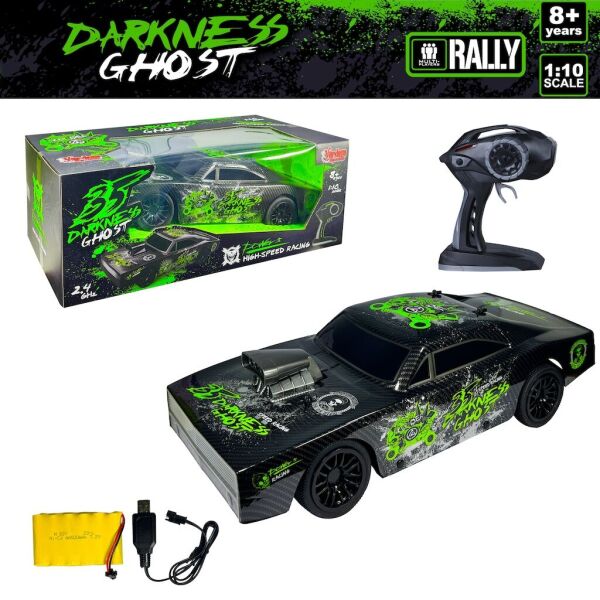 Vardem Uzaktan Kumandalı Full Fonksiyon 2.4G Şarjlı 1:10 Siyah Canavar Araba