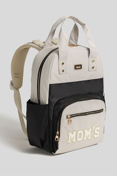 Moje Moms Anne Bebek Sırt Çantası Gri-Kahve