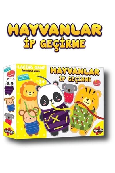 Toysan Hayvanlar İp Geçirme Kds-9024