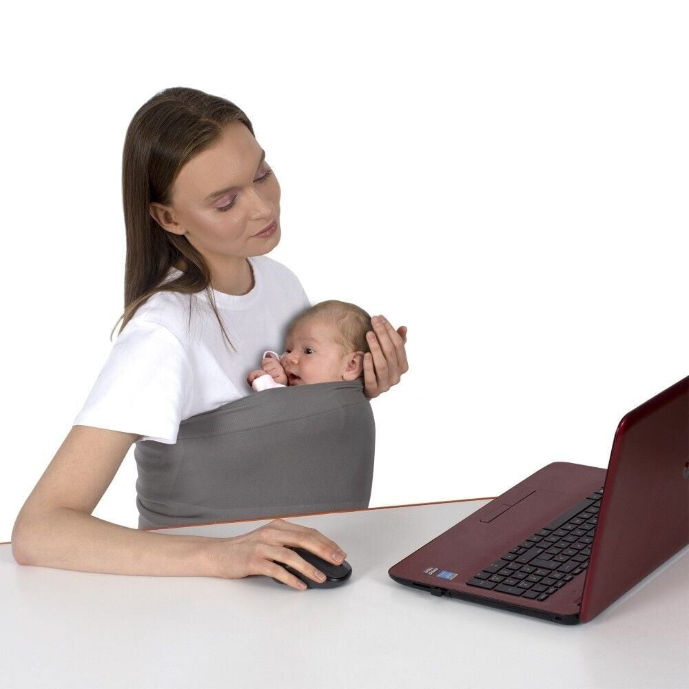 Sevi Bebe Anne Sıcaklığı  Sling - Gri 573-13
