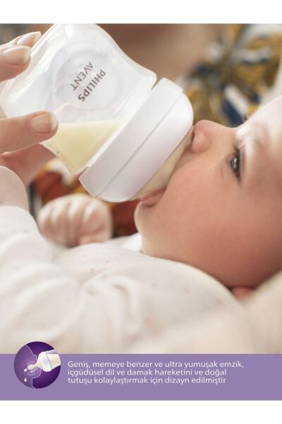Philips Avent Natural Response Doğal Tepkili Pp 2'li Biberon Seti, 125ml, 0 Ay - Cam Değildir.