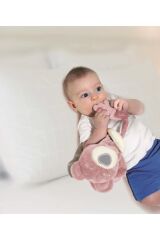 Babyjem Diş Kaşıyıcılı Uykucu Ayıcık Gül Kurusu 680