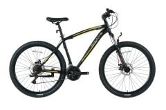 Bisan Mts 4600 Md-23 Dağ Bisikletleri 18'' - 46 Cm 3X7 Vites 26'' Mat Siyah Etiket Rengi Sarı