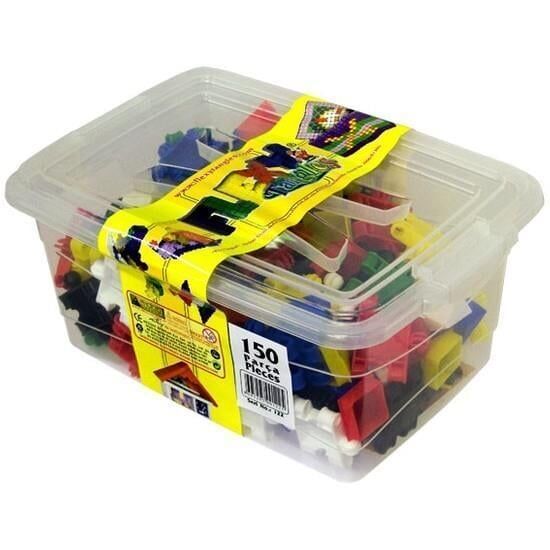 Matrax Oyuncak Flexy Tangles Lego 150 Parça Yapım Seti Saklama Kabında