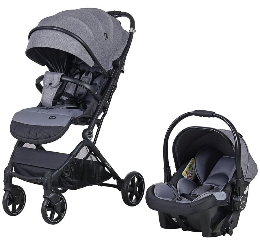 Prego 2032 Solo Travel Sistem Bebek Arabası Gri