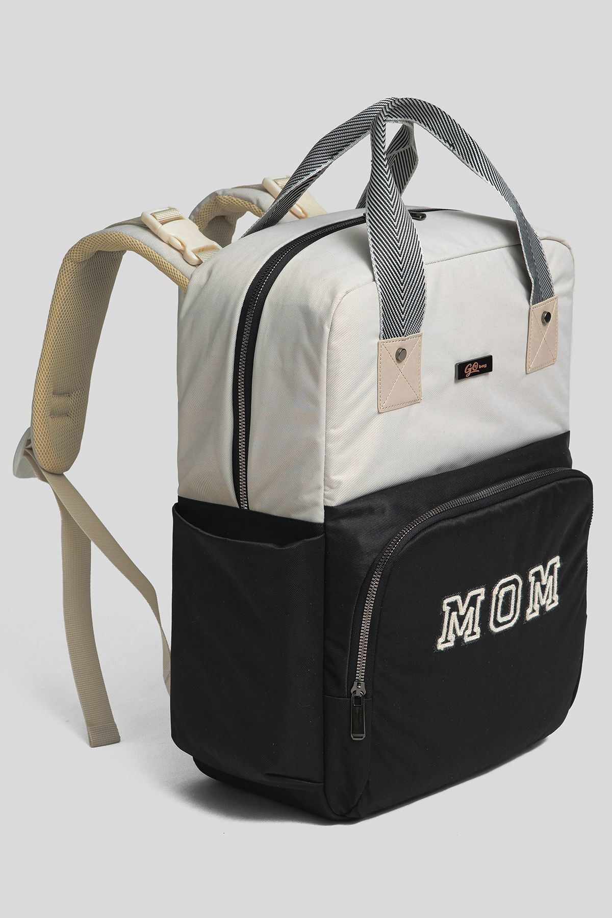 Baby2Go Go Bag Belinda Anne Bebek Bakım Çantası (Krem-Sıyah)