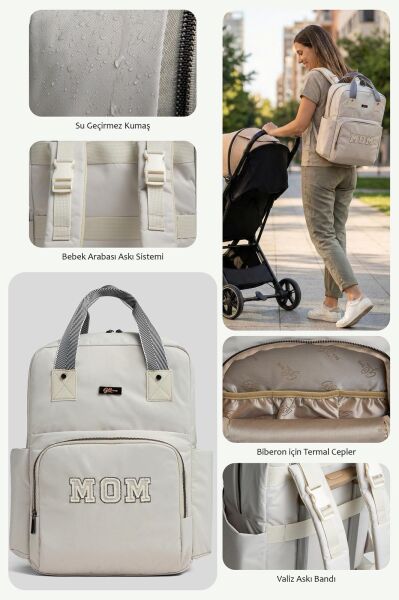 Baby2Go Go Bag Belinda Anne Bebek Bakım Çantası (Krem)