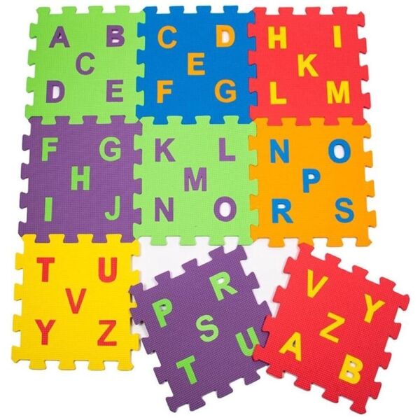 Matrax Akçiçek Oyuncak Harf Seti Eva Puzzle 7 Mm 33x33 Cm