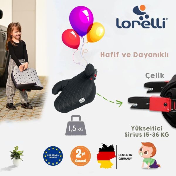 Lorelli Sirius New Isofix Oto Koltuğu Yükseltici - Yeşil