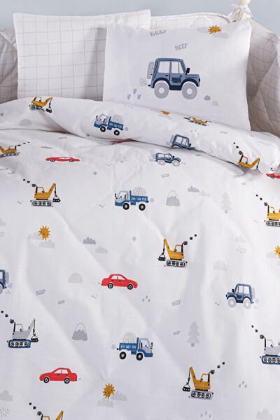 Kanz - Bebek  Uyku Seti(knz-003) 152.01.0270.Dıgger-Cars-