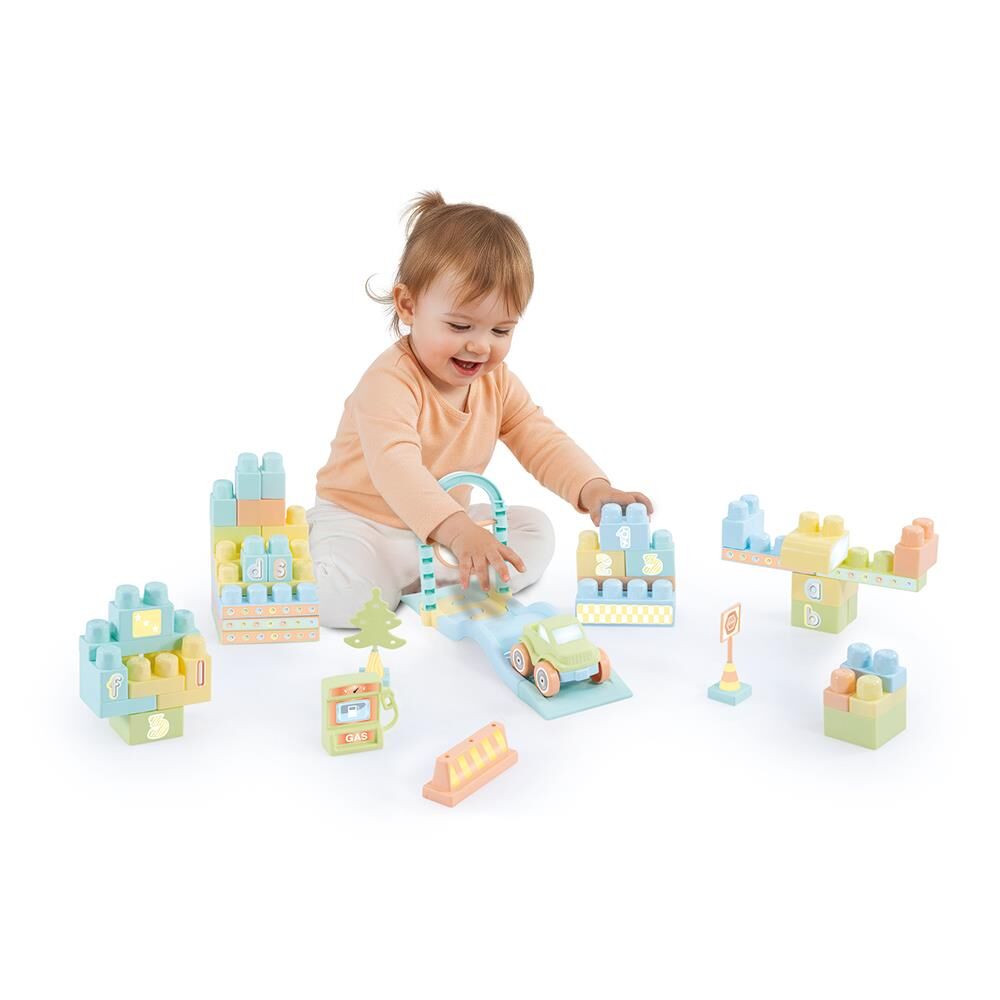 Dolu Oyuncak Yol Ve Blok Set 50 Parça 5235