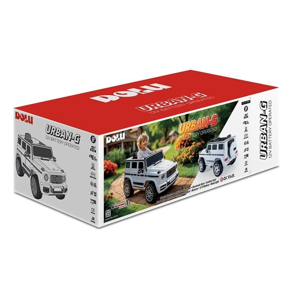 Dolu Oyuncak 12 Volt Urban Uzaktan Kumandalı Akülü Araba Beyaz 8494