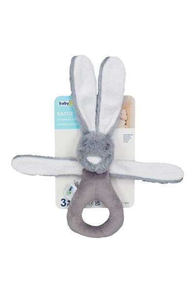Babyjem Tutmalı Peluş Mini Tavşan Gri 842