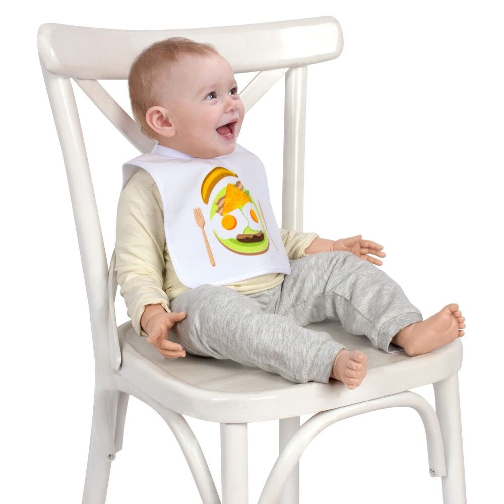 Sevi Bebe Yapışkanlu Havlu Önlük - Yemek Tabağı 24-121