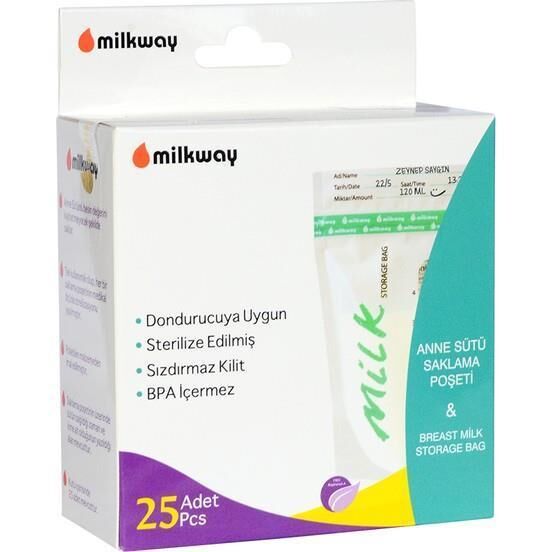 Milkway Anne Sütü Saklama Poşeti 25li