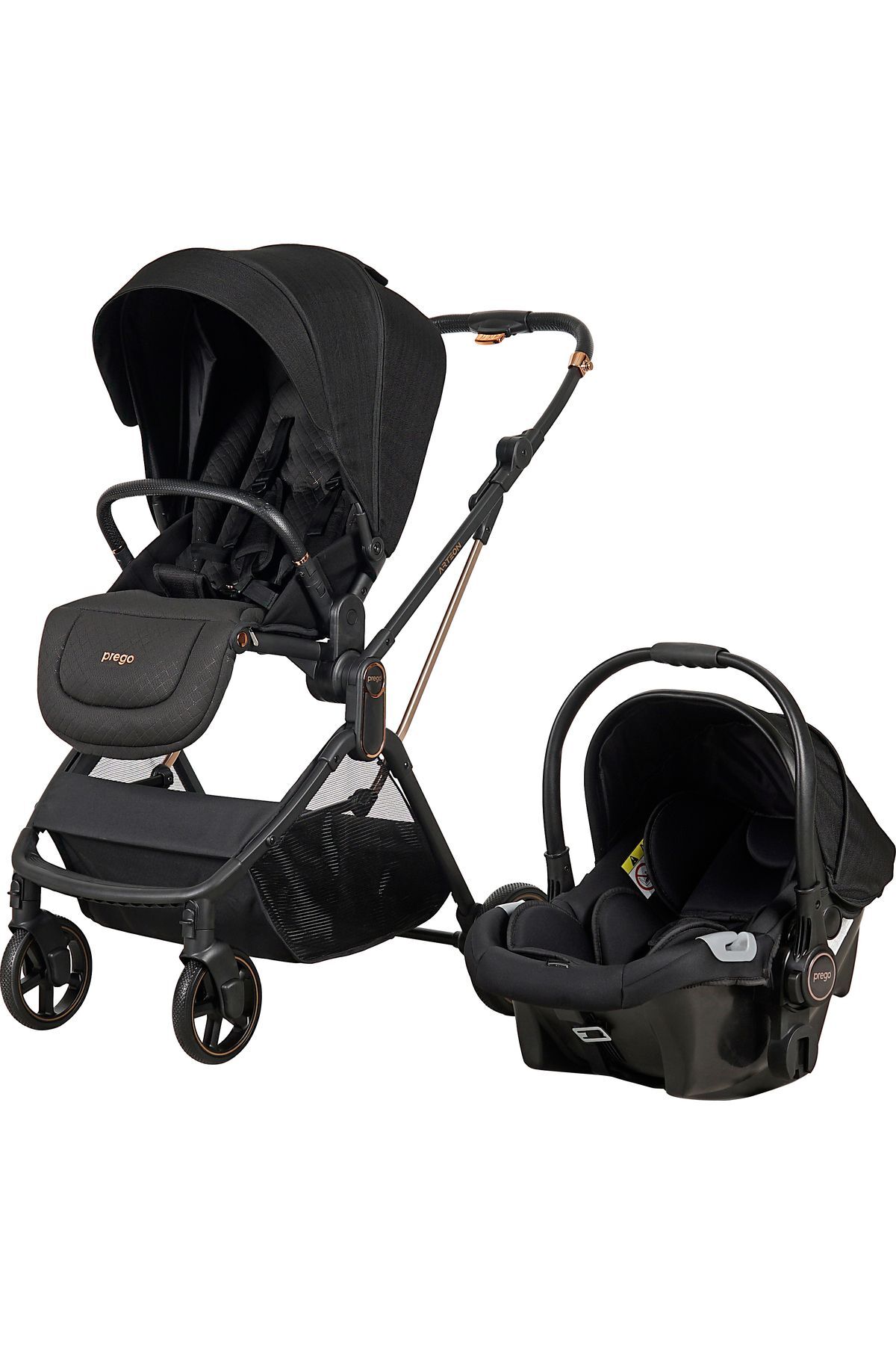 Prego Arteon Travel Sistem Bebek Arabası 2244 Siyah