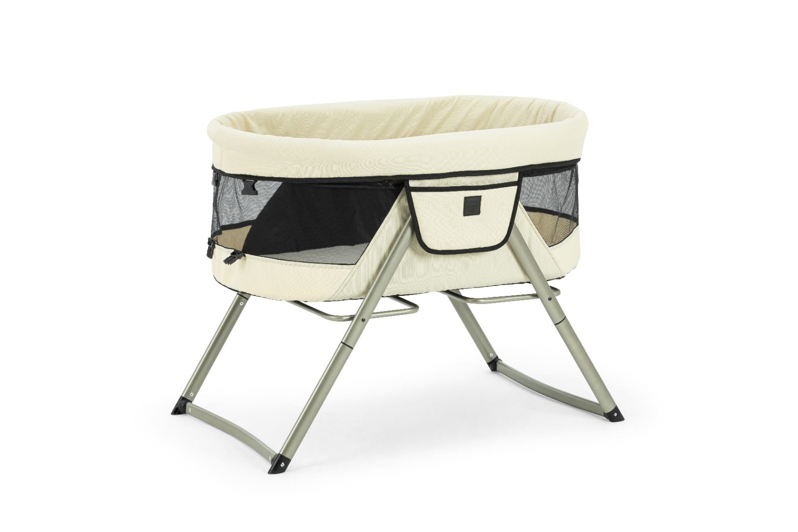 Quard & Baby Bushuo Midi Xl Bed Side Alüminyum Portatif Katlanır Beşik C00100 Bej