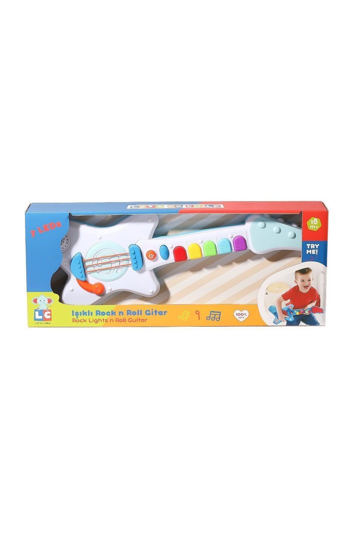 Let's Be Child LC Işıklı Roc n Roll Gitar 18 m+ LC-30986