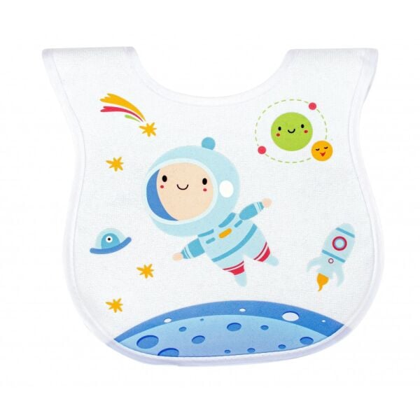 Sevi Bebe Cırtlı Havlu Mama Önlüğü - Uzaya Yolculuk 17-201