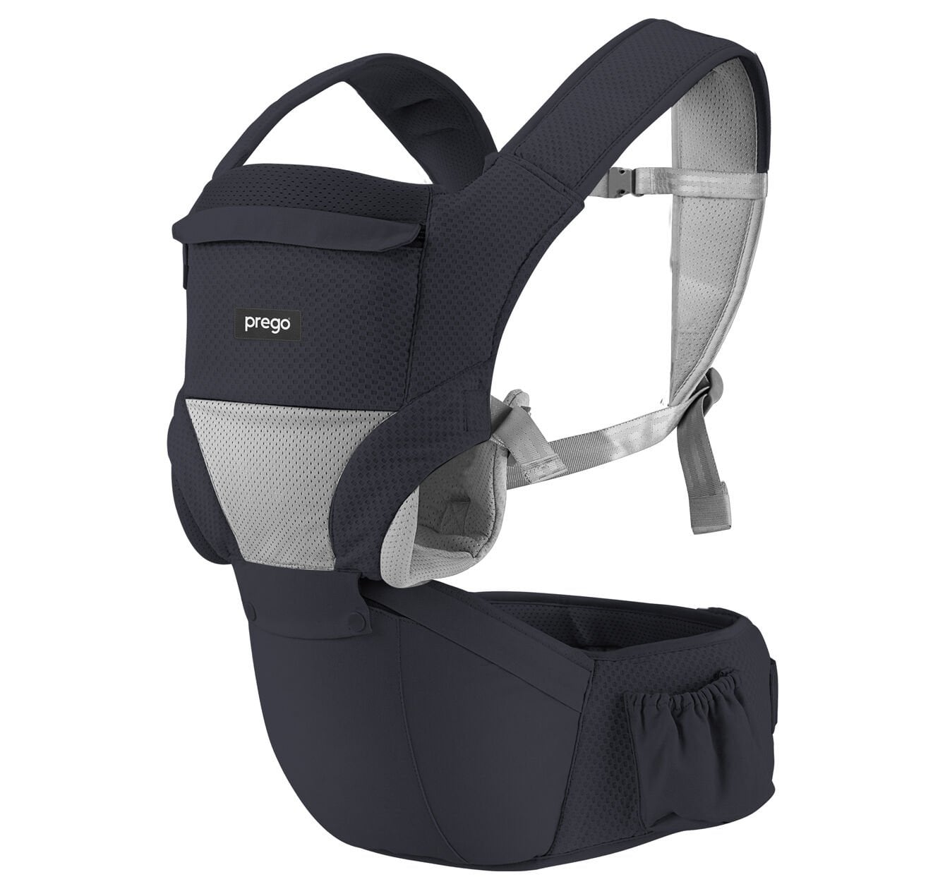 Prego Angel Anatomik Bebek Kangurusu Siyah 3098