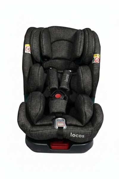 Moje locos 360 Derece Dönebilen (0-36) kg İsofixli Çocuk Oto Koltuğu Siyah