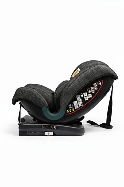 Moje locos 360 Derece Dönebilen (0-36) kg İsofixli Çocuk Oto Koltuğu Siyah