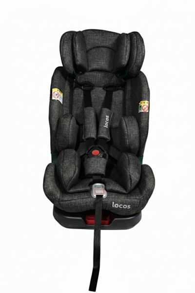 Moje locos 360 Derece Dönebilen (0-36) kg İsofixli Çocuk Oto Koltuğu Siyah