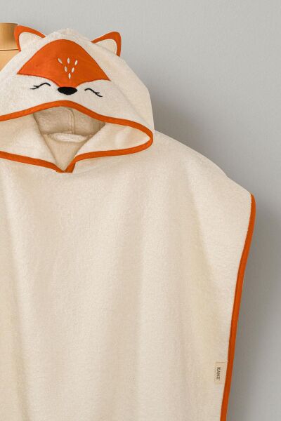 Kanz - Nakışlı Havlu Panço 2-3 Yaş(knz-038) 153.01.0221.Fox-Kiremit-