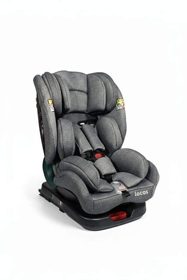 Moje locos 360 Derece Dönebilen (0-36) kg İsofixli Çocuk Oto Koltuğu Gri