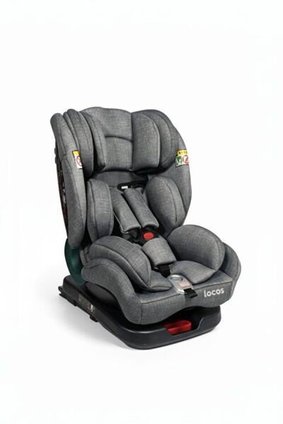 Moje locos 360 Derece Dönebilen (0-36) kg İsofixli Çocuk Oto Koltuğu Gri