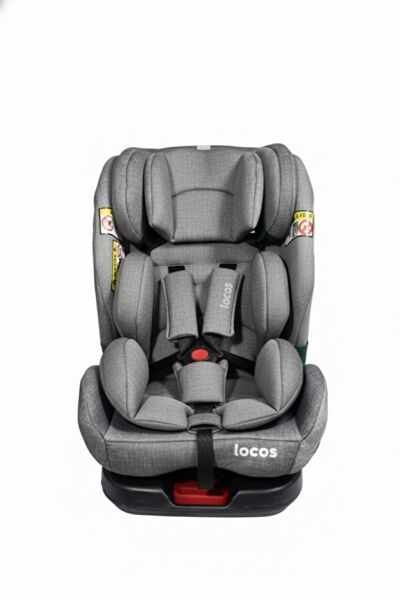 Moje locos 360 Derece Dönebilen (0-36) kg İsofixli Çocuk Oto Koltuğu Gri